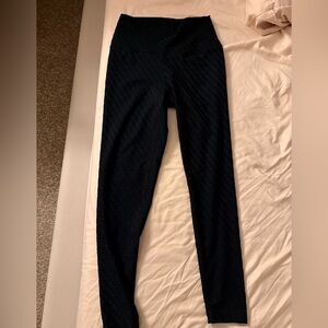 Zumba Black Textured Leggings with little Z’s